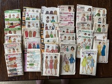 Vintage 1960s Sewing Pattern Lot Of 41 all ladies all complete various sizes picture
