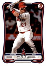 2026 Bowman Paper Mike Trout Los Angeles Angels #100 5 Card Lot picture