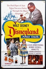 Disneyland After Dark (1963) Orig 1SH Movie Poster – Fine **Louis Armstrong** picture