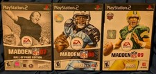 Madden 07 Hall Of Fame Edition Game Bundle Also Includes Madden O8 And O9 PS2 picture