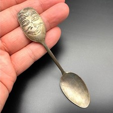 Vintage Sitka Northwest Coast Native Silver Spoon picture