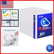 ViVin 3 Ring Binder 1 Inch, Sturdy 1