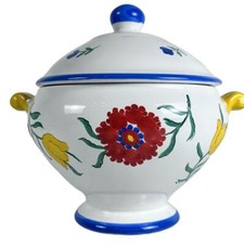 Mikasa CANTAGALLI Soup Tureen Hand Painted Italy Excellent Condition New w/Tags picture