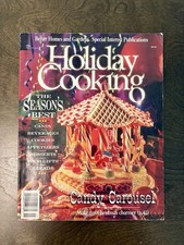 Vtg 1991 Better Homes & Gardens Christmas Cooking Magazine Candy Carousel Recipe picture