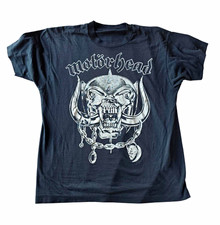 Vintage 80s Motörhead Warpig Snaggletooth T-Shirt picture