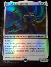 Sigrid God Favored FOIL , Kaldheim , Near Mint , MTG , FREESHIPPING picture