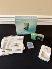Canon PowerShot ELPH SD1200 IS 10.0MP Digital Camera Green w/3x Zoom RARE picture