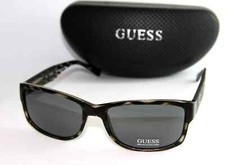 Guess Men's Sunglasses GU6755-GRY-3 Gray Striped Square Frames NEW Authentic picture