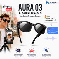 Live Streaming AI Smart Glasses HD Camera TikTok Real-Time Translation Bluetooth picture