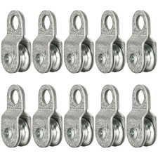 10Pack Small Snatch Cable Pulley Block for 6Mm / 0.23 Inch Wire Rope Single Pull picture