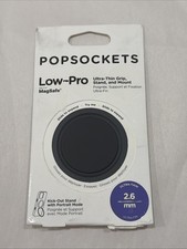 PopSockets Low-Pro Grip for MagSafe Ultra-Thin Stand & Mount Black OPEN NEW picture