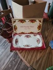 Vintage Royal Albert Old Country Rose Large Sandwich Tray 11.5