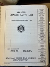 Antique Cadillac Parts list picture