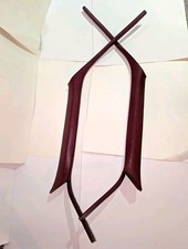 88-94 Chevy GMC OBS Truck SUV C/K A Pillar Trim Moldings Red Burgundy PAIR OEM picture