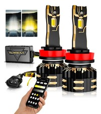AUXBEAM GX BI-COLOR SMART Serie 25000LM 110W LED Headlight Bulbs App Control NEW picture