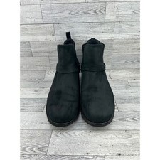 Teva De La Vina Dos Chelsea Boots Women Sz 8 Black Leather Harness Ankle 1017146 picture