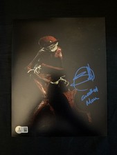 Javier Botet signed The Conjuring 2 (Crooked Man inscribed) 8x10 photo W/Beckett picture