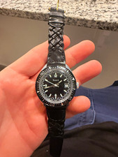 Sears Dantus EB 8800 Vintage Diver Manual Wind Rotating Bezel Date 38mm picture