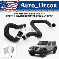 New For Jeep Wrangler 2012‑2018 Upper & Lower Radiator Coolant Hose 55111394AC picture