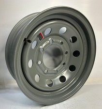 16 Inch 8 Lug Dark Gray Modular Trailer Wheel Rim 16865 Grizzle picture