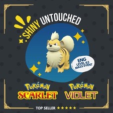 Growlithe Shiny Event Mass Outbreaks 2025 Gold Untouched Pokémon Scarlet Violet picture