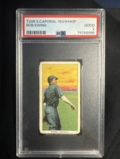 1909-11 T206 Bob Ewing 150 Factory No. 649 PSA 2 LOW POP RARE picture