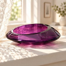 Baccarat amethyst Objectif crystal bowl Limited Edition 26/500 by Thomas Bastide picture