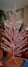 vintage mid century aluminum christmas tree bundle picture