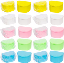 Denture Retainer Cases Dental Teeth Guard Holder, Travel Cleaning Container picture