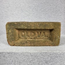 RARE ' OLD VIRGINIA '  BRICK ~ STREET PATIO ROAD GARDEN EDGING GREAT PATINA 7.5