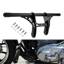 Crash Bars Front Highway Peg Engine Guard Fit for Harley, Gloss Black picture