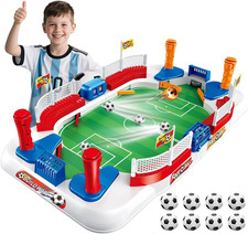 Mini Foosball Table Soccer Board Games for Kids Adults Indoor Table Games with D picture