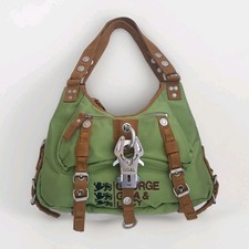 George Gina & Lucy Vintage Mos Cowgirl Green Rifle Bag Y2K GGL City bag 2008 picture