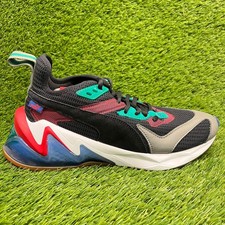 Puma LQDCELL Origin Mens Size 7 Black Blue Athletic Lifestyle Shoes Sneakers picture