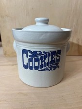 Vintage Pfaltzgraff Yorktowne Stoneware Cookie Jar Crock Lid 507 USA picture