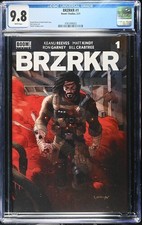 BRZRKR 1 CGC 9.8 Rafael Grampa Cover Keanu Reeves and Matt Kindt Story 2021 picture