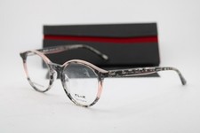 NEW KLIIK DENMARK 751 S400 BLACK PRINT ROSE PINK AUTHENTIC EYEGLASSES 47-19 picture