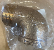 Anderson Metals 1-1/4 in X 1-1/4 in Red Brass 90 Degree Street Elbow 738116-20 picture