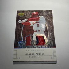 ALBERT PUJOLS CARDINALS 2007 UPPER DECK PREMIER PATCHES 2 04/10 UD PREMIER picture