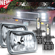 H4 To H13/9008 Converter Free + 2X H4 Bulbs 2X 7