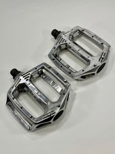 Vintage GT BMX Pedals 9/16 High Polished Aluminum Mid School BMX Pro Pins DX 90s picture