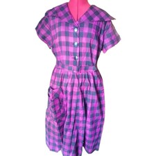Vintage 50s Dress XL picture