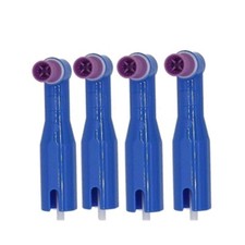 100pc/box Dental Disposable Prophy Contra Angles Purple Soft Cup Latex Free picture