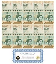 VENEZUELA 500 DIGITALES 2023 Qty 10 Cir. 500 million bolivar soberano  USA picture