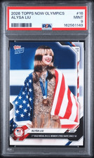 Graded 2026 Topps Now Olympics Alysa Liu #16 Figure Skating Card PSA 9 picture