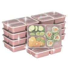 Bentgo Prep - 20-Piece 3-Compartment Reusable 6.5 inches, Rosette Glitter picture