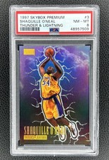1997-98 Skybox Premium Thunder & Lightning #TL3 Shaquille O’Neal PSA 8 Pop 25 picture