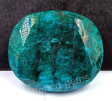7176Ct Gorgeous & Big size natural Emerald Oval Colombia Certified Gemstone 5DOS picture