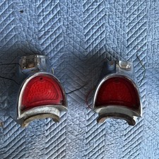 Vintage 1957 Chevy Chevrolet Bel-Air Tail Light Assemblies picture