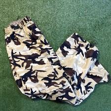 Vintage Breakdown 2000s Jnco Style Baggy Jeans Size Large Grunge Y2K Skate Camo picture